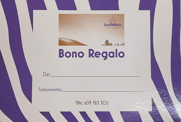 bono regalo belleza para hombre o mujer