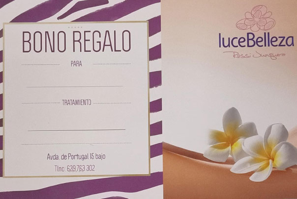 bono regalo belleza para hombre o mujer
